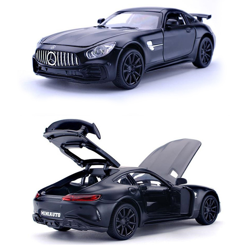 2020 Hot Sale Diecast Model Cars AMG GT R Wheels Alloy Vehicle Sports Car Toys for Kids Souvenir Birthday Gift for Boys