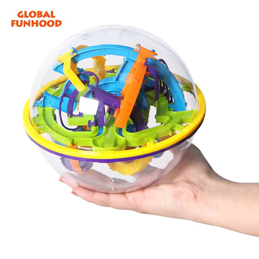 Global Funhood GW963 158 Step Maze Ball Block Educational Toys 3D Puzzle Game Custom Smart Toys Intelligent For Kids