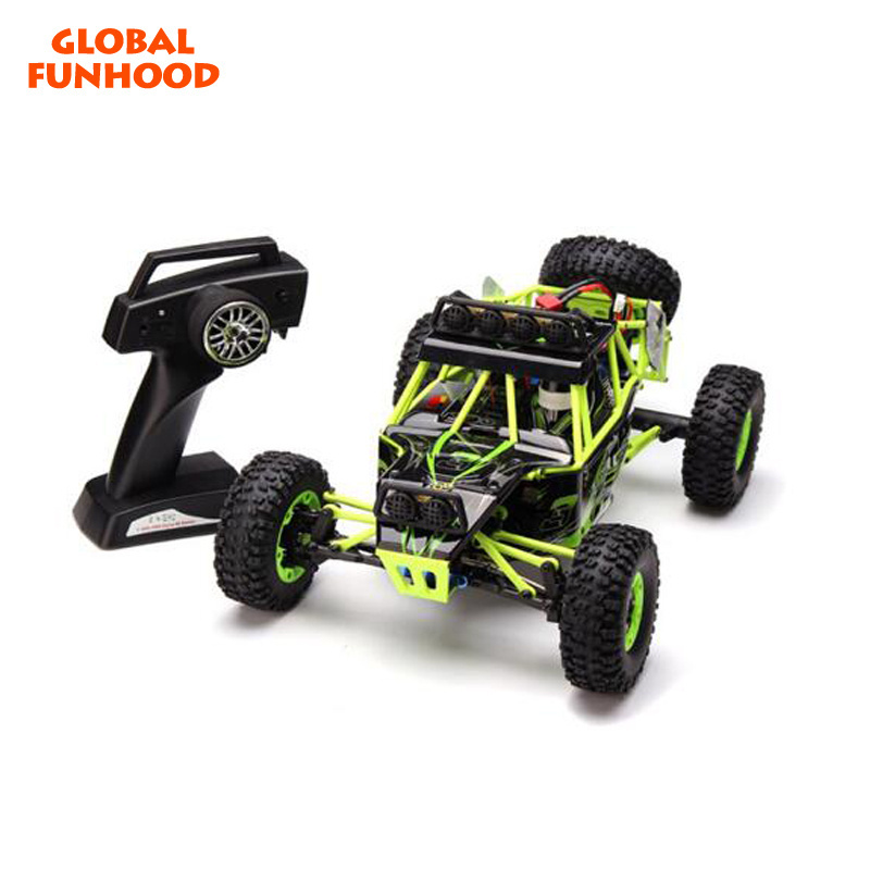 Original Wl 12428 Toys RC Climbing Car 1:12 Scale 2.4G Electric 4WD Remote Control Car 50KM/H High speed Racing Truck Toy Wall