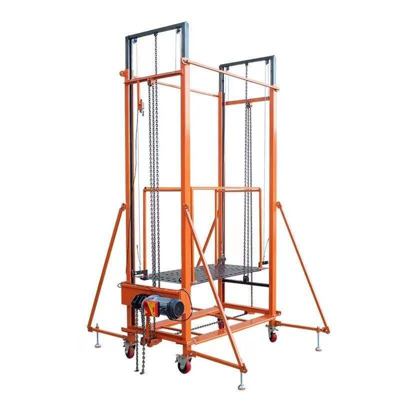 San Multiple Models Foldable Electric Scaffold Lift,Mobile Electric Lifting Scaffold,Folding Foldable 6m Electric Scaffolding