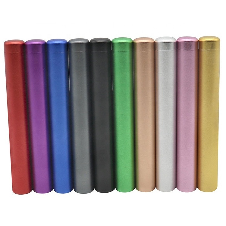 Wholesale Aluminum Cigar Packaging Tube for Cigar Smoking Package Tube