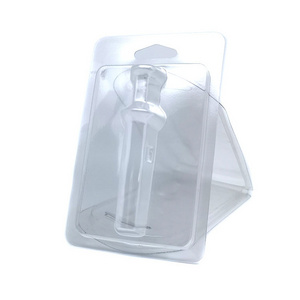 Wholesale Clear Customized 1ml Plastic package for Syringe PET clam shell blister pack cartridge blister packaging