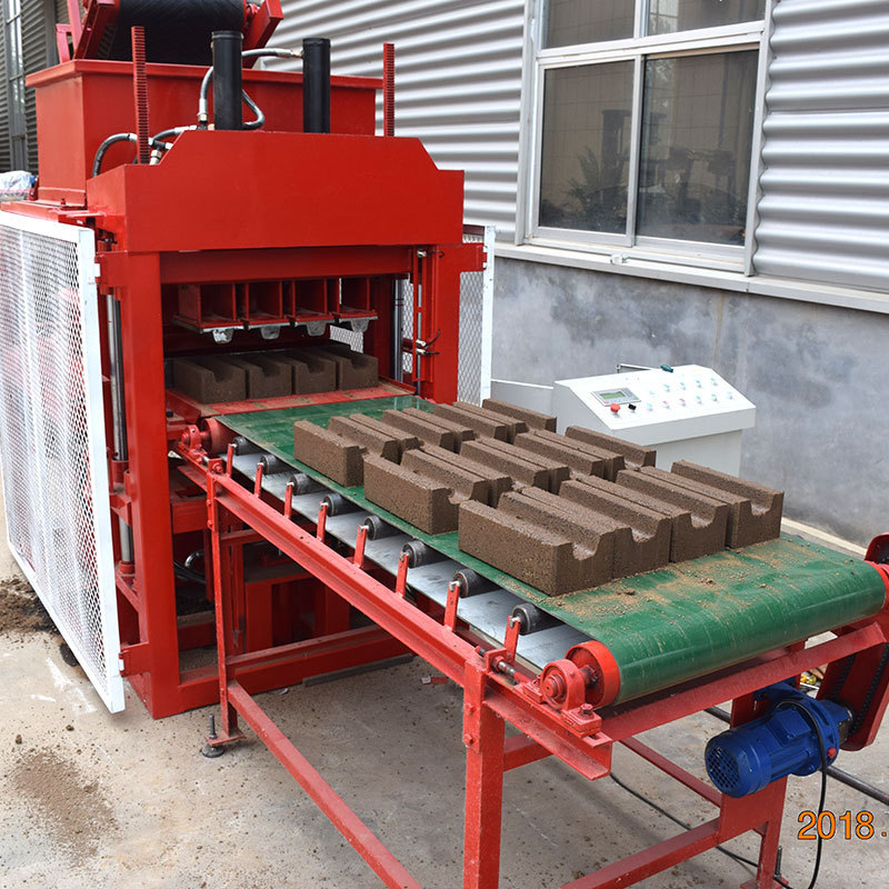 ZEYU Factory Manufacture Easy To Operate 4-10 Fully Automatic Ecological Lego Mud Clay Interlocking Brick Making Machine