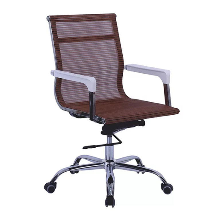 Good Quality Black Swivel Rocking Staff Computer Mesh Fabric Office Chair For 150kgs People Use