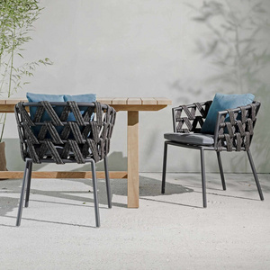 Modern design hotel outdoor furniture chairs golden gray black chromed metal mesh wire dining chairs arm chairs