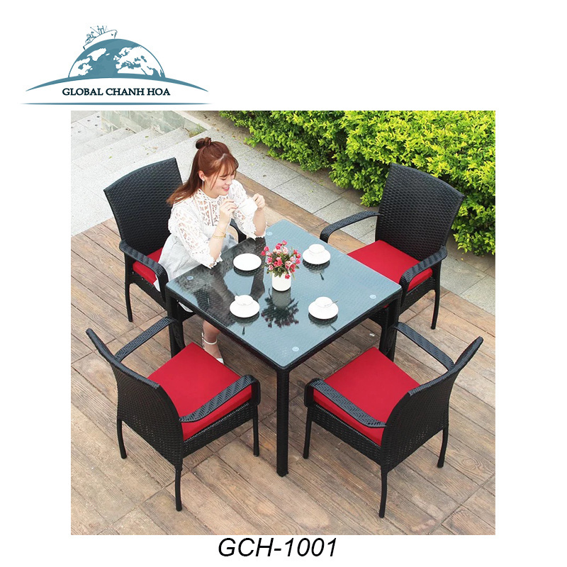 Rattan chair and table set,dining table set modern,outdoor table and chair set