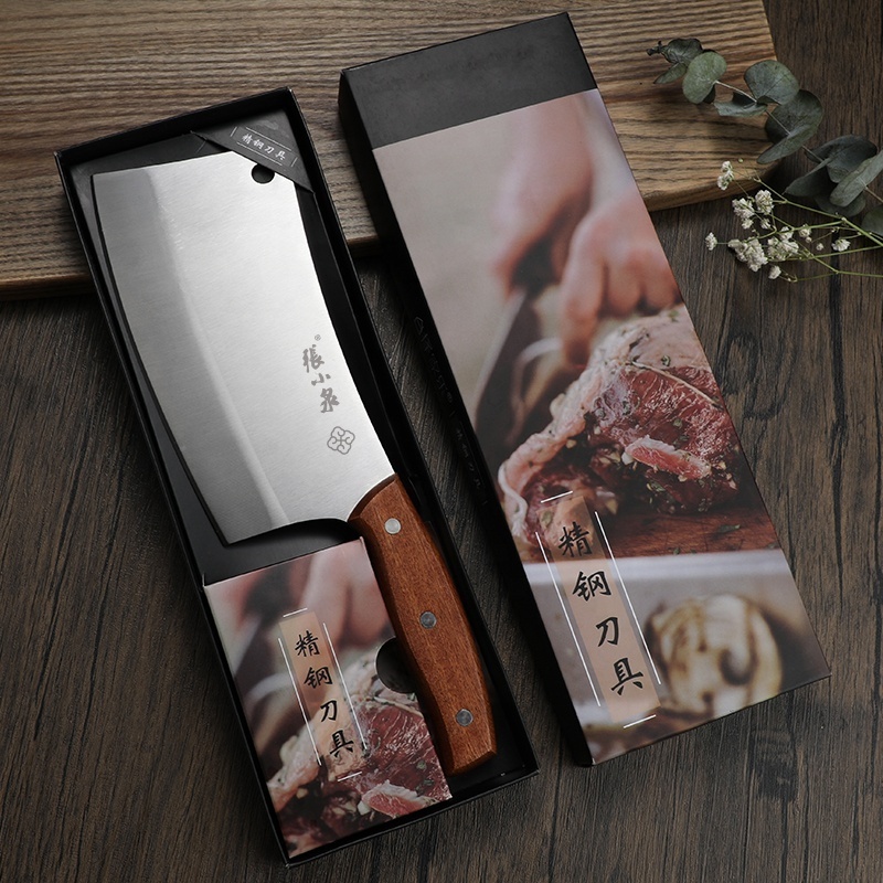 Chinese kitchen knife Meat Cleaver 7 inch Heavy Duty Chopper Butcher Knife Bone Cutter Chefs Chopping Knife