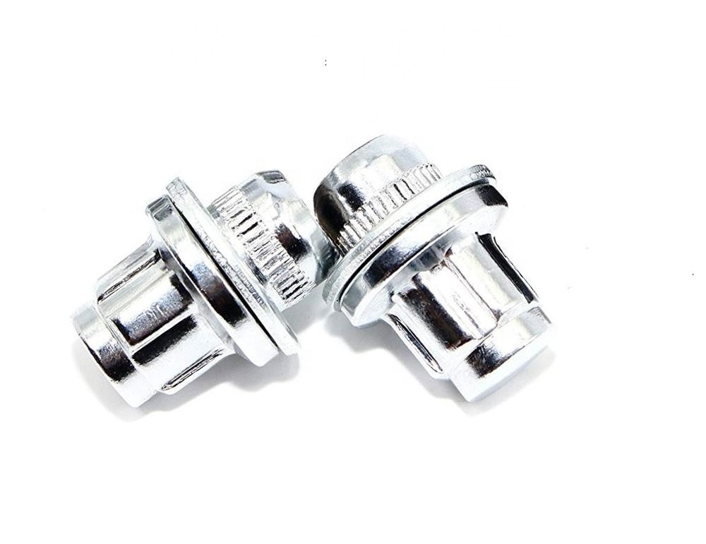 Set of 4 12x1.5 1.47 Inch Mag Factory Style Replacement Chrome Lug Nut Wheel Lock for Lexus Toyota