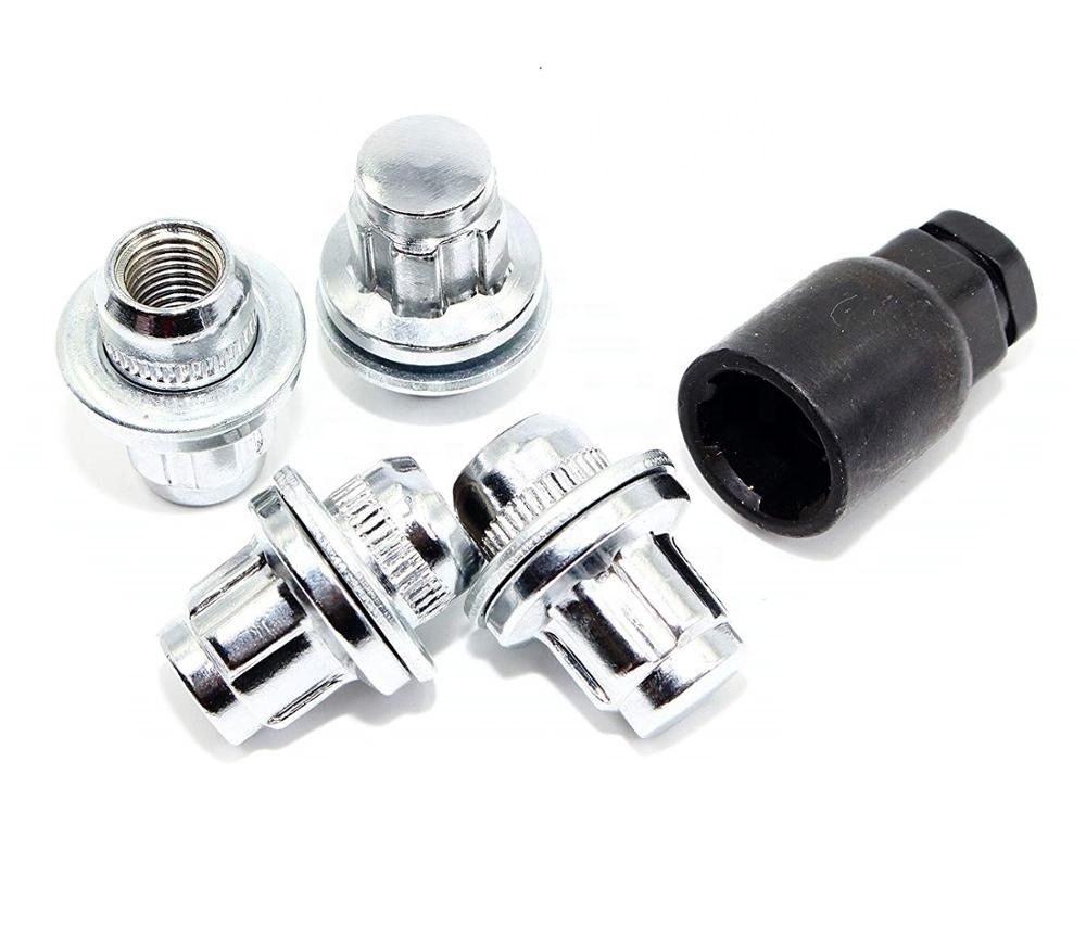 Set of 4 12x1.5 1.47 Inch Mag Factory Style Replacement Chrome Lug Nut Wheel Lock for Lexus Toyota