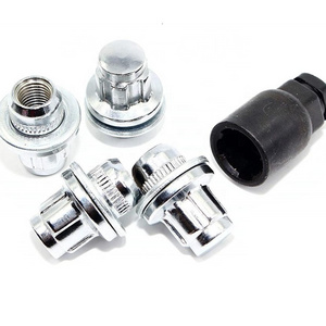 Set of 4 12x1.5 1.47 Inch Mag Factory Style Replacement Chrome Lug Nut Wheel Lock for Lexus Toyota