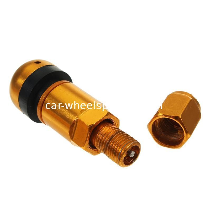 Metal Car Tyre Valve Caps Bright Color , Universal Motorcycle Tyre Valve Stem