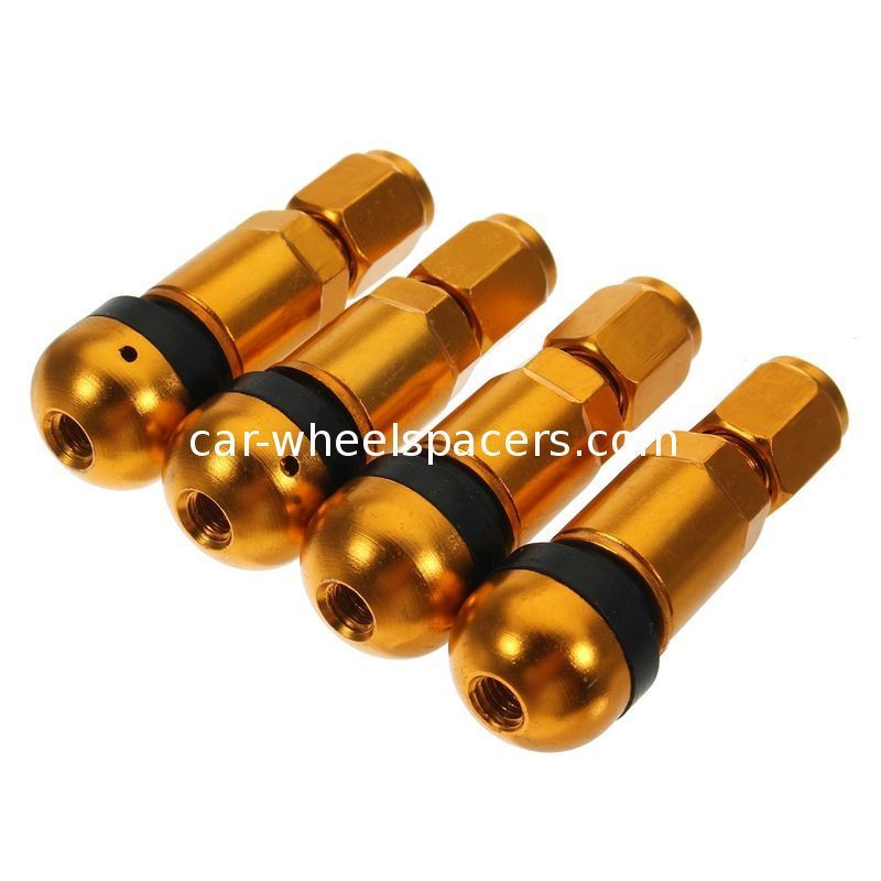 Metal Car Tyre Valve Caps Bright Color , Universal Motorcycle Tyre Valve Stem