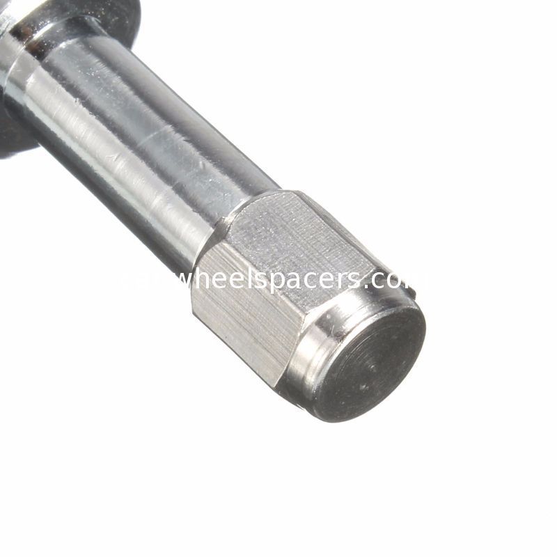 High Pressure Tyre Valves Stems Bolt TR48 , Flush Chrome Valve Stems With Cap