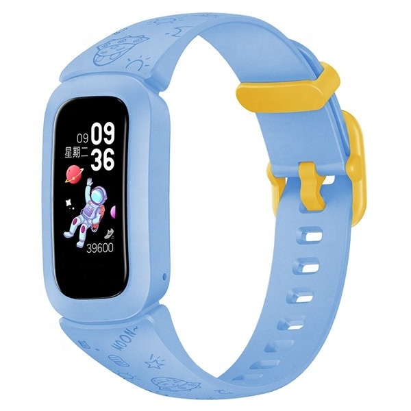 Kids Smart Watch Bracelet Child Wristband IP68 Waterproof Blood Oxygen Heart Rate Body Temperature Health Monitoring Gift V102