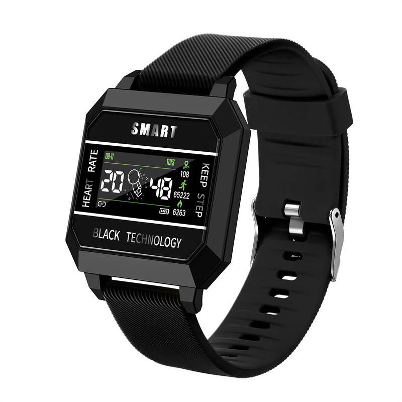 F8 Smart Watch Anti-Fatigue Sleep Tracker Weather Reminder Blood Pressure Heart Rate Blood Oxygen Sports Smartwatch F8