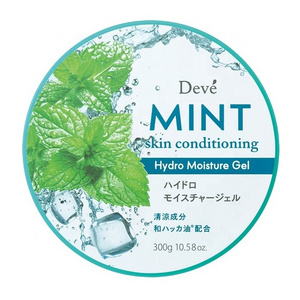 Japan Deve Cooling Mint Hydro Moisture Gel 300g Peppermint Oil Collagen Hyaluronic Acid Best Selling Products 2024 Wholesale