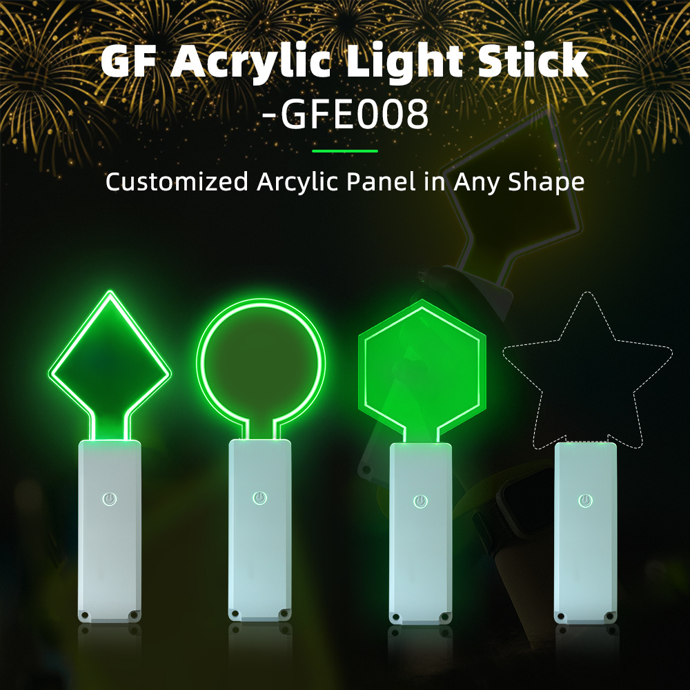 Glo Sticks Flashlight Projector Kids Light Up Wand Led Wedding Programmable Stick Flashing Party Rgb Official Light Stick