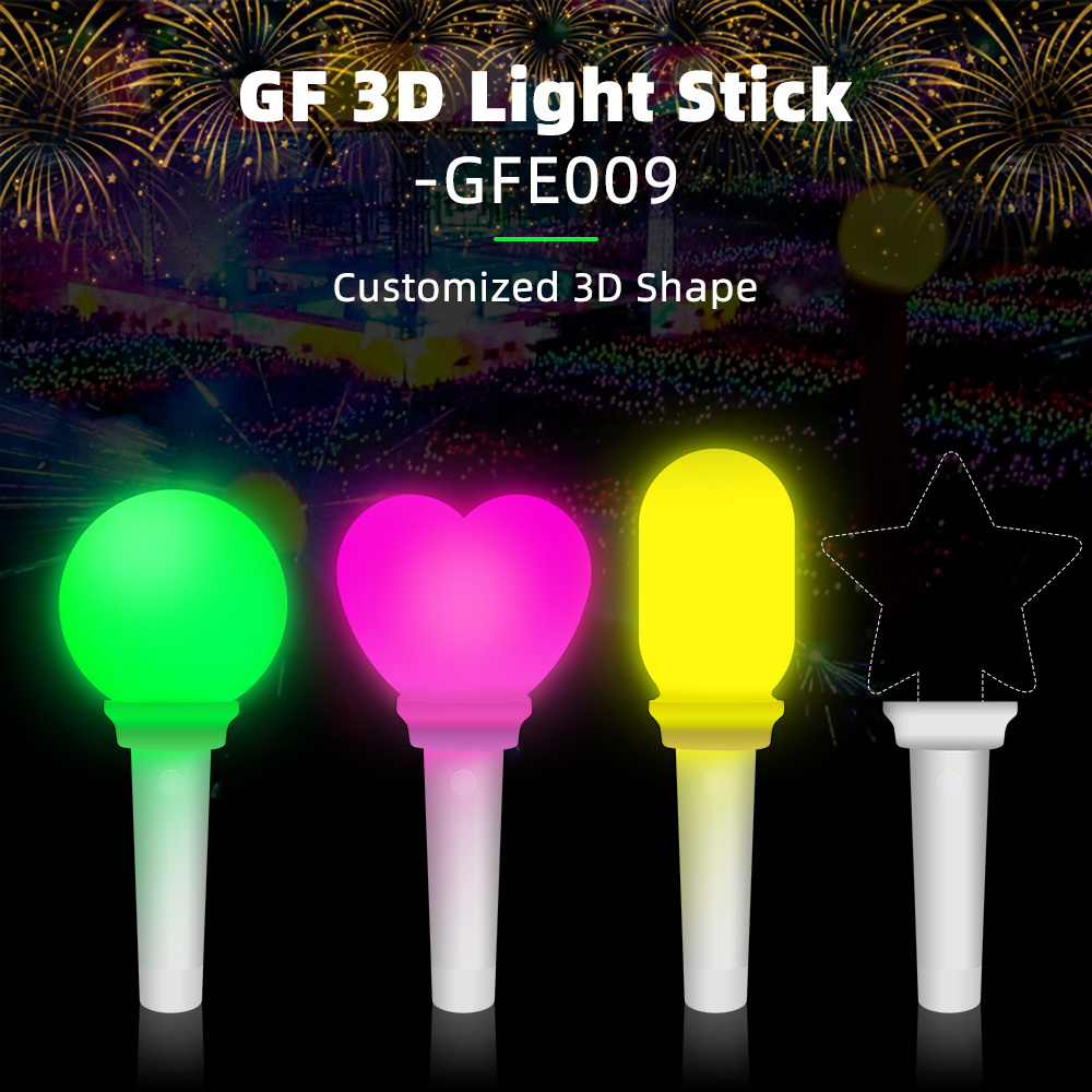 Glo Sticks Flashlight Projector Kids Light Up Wand Led Wedding Programmable Stick Flashing Party Rgb Official Light Stick