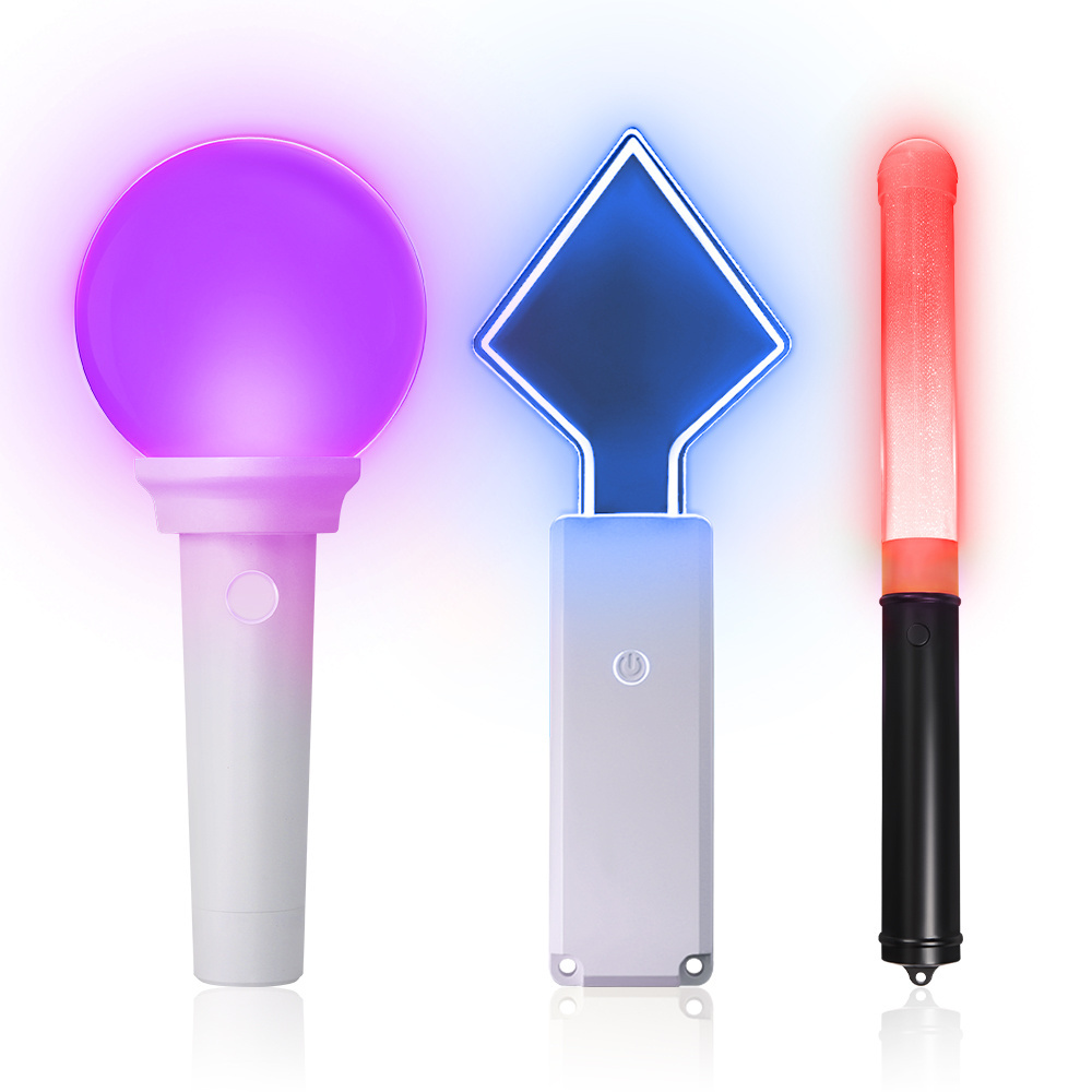 Light Kid Flashlight Glow Stick Multi Color Face Mini Glowsticks Rave Up Toys Giant Sticks Kpop Light Stick