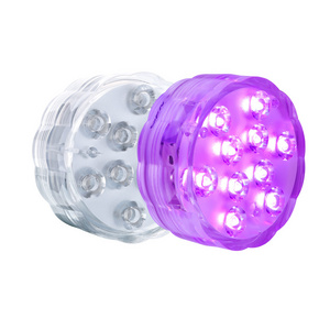 Swimming Pool Lights Color Change Led Puck Led Shower Lighting Decorations Waterproof Remote Controlled Underwater Lights