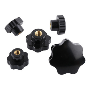 Spot Supplies M5 M6 M8 M10 M12 M16 Thread Plastic Star Head Clamping Knob Grip Machine Plastic Star Handle Knob