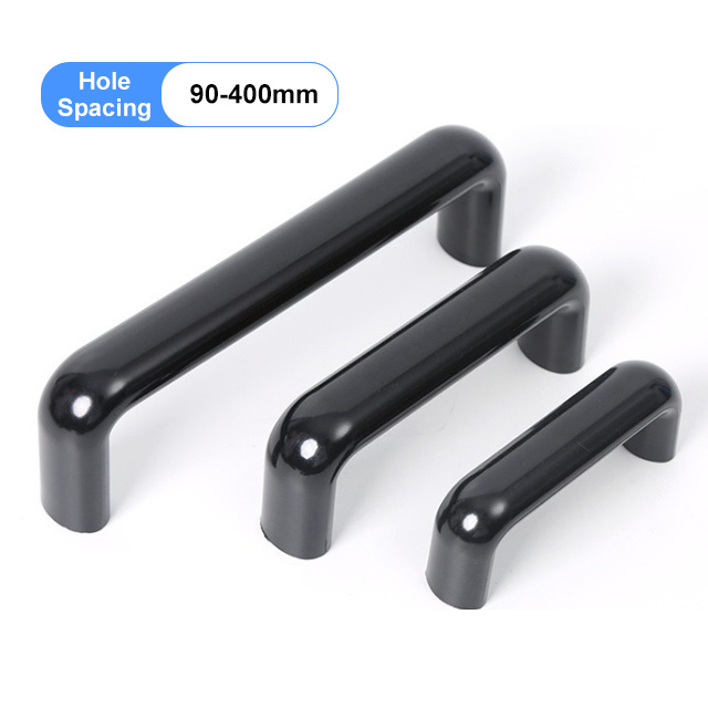 Textile Machinery Bakelite Pull Handles M8 Black Oval U Shape Pull Handle Black Pull Handle 180mm