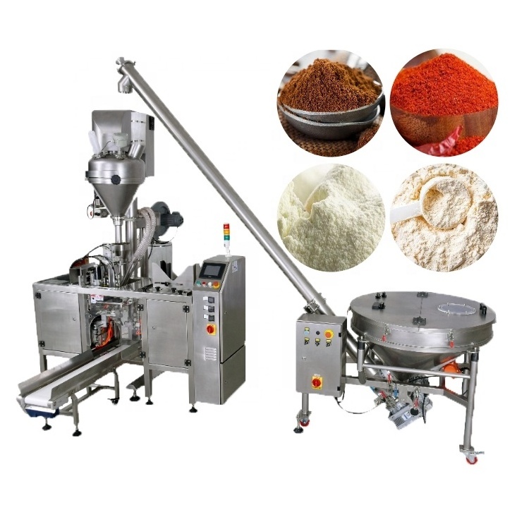 Machine for Efficient Packaging of 100g, 500g, and 2kg Salt, Masala, and Chilli Powder-Stand-Up Pouch Packaging Machine