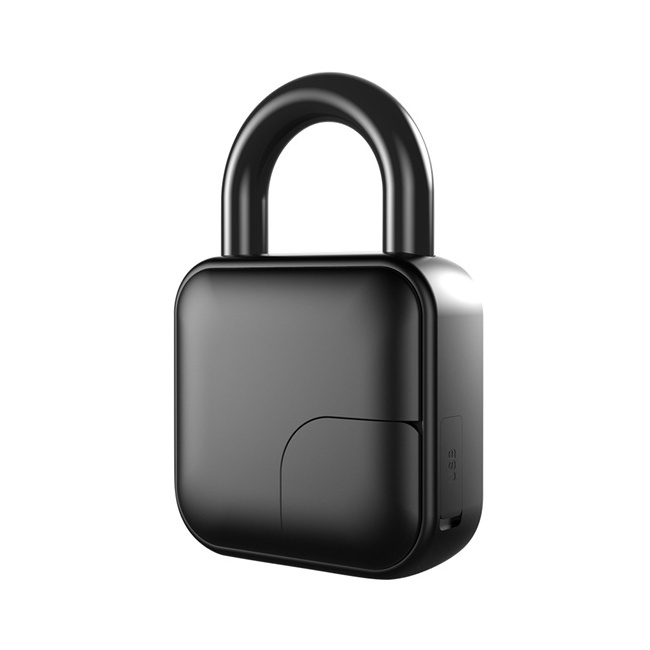 Glomarket Tuya Smart Padlock P65 Waterproof Zinc Alloy Fingerprint Unlock Mini Lock Padlock Safety Smart Lock