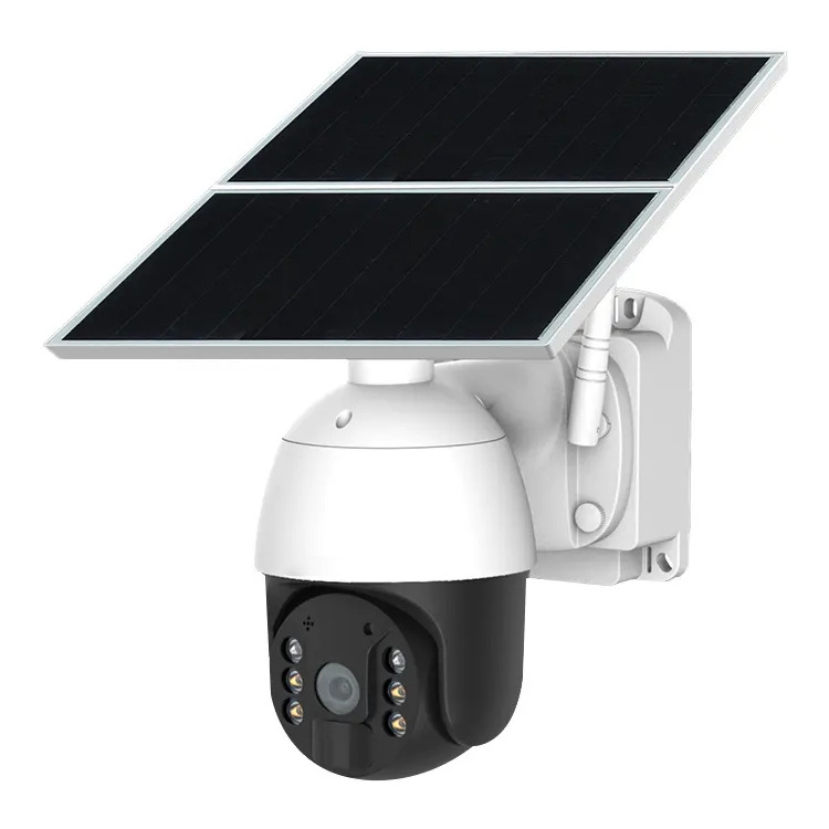 20W Solar Panel Powered Full 1080P Smart WiFi Outdoor Solar Security CCTV Camera With 30000mAH Battery 7*24h video recording