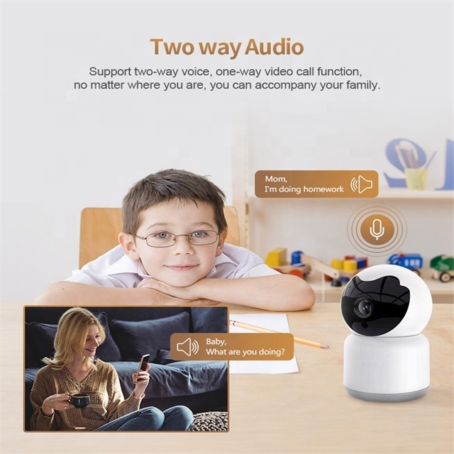 Glomarket AI Auto Tracking Two-Way Voice  Ptz Camara 3mp Full Hd Wi-Fi Network Camera Tuya Smart Mini Indoor Camera