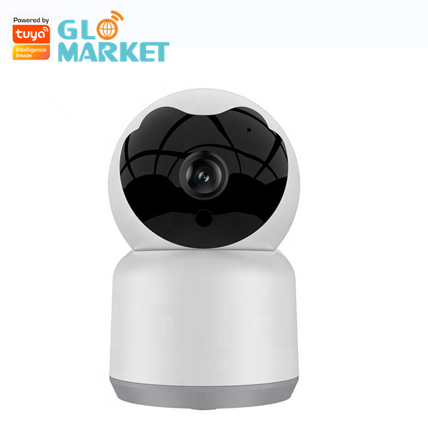 Glomarket AI Auto Tracking Two-Way Voice  Ptz Camara 3mp Full Hd Wi-Fi Network Camera Tuya Smart Mini Indoor Camera