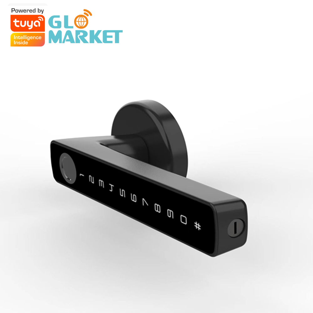 Glomarket Tuya Ble Smart Lock Security Electronic Keyless Smart Door Handle Lock Indoor Room Lock