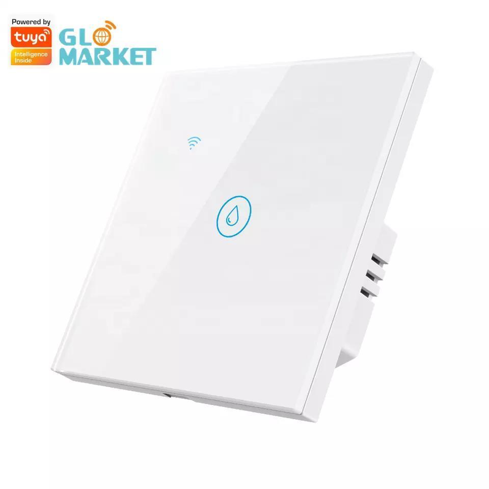 Glomarket Tuya Smart Switch Water Heater Glass Panel Wall Touch Time Scheduled Boiler Water Heater Switch