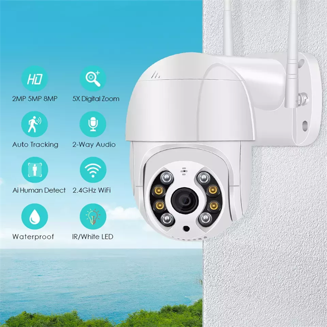 Glomarket Tuya Smart Camera 3MP/4MP Wifi Smart Two-way Intercom Auto Tracking Full HD IP Smart WiFi  Security Camera