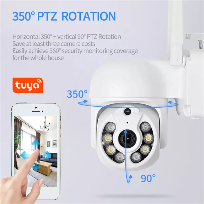 Glomarket Tuya Smart Camera 3MP/4MP Wifi Smart Two-way Intercom Auto Tracking Full HD IP Smart WiFi  Security Camera