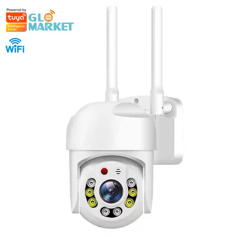 Glomarket 3mp Wireless Surveillance Outdoor Ptz Security Camera Ip Wifi Night Vision Motion Detection 2-way Audio Smart Camera