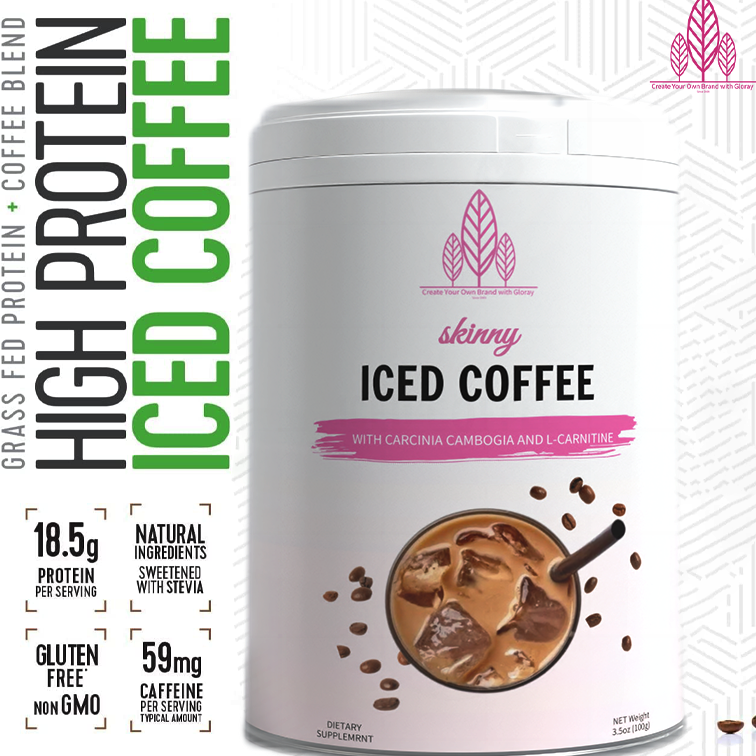 SKINNY COFFEE POWDER INSTANT ICED COFFEE BOOST METABOLISM FAST WEIGHT LOSS COFFEE