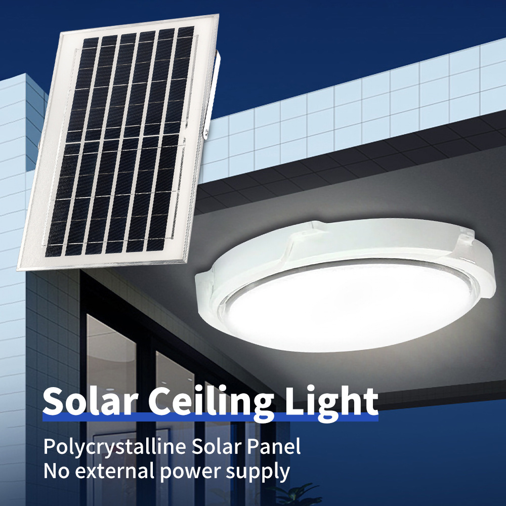 High Quality Rechargeable LED light 60W 100W 200W 300W 400W Solar Ceiling Light With Remote Control