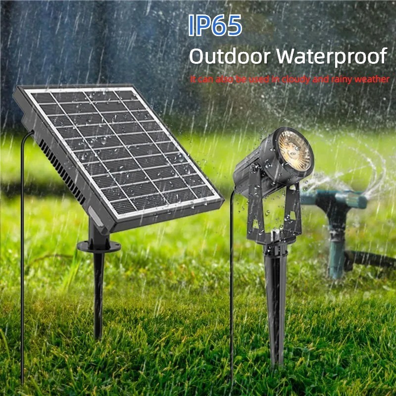 Factory direct sales  Outdoor Waterproof led Spotlight IP65 shoot tree outdoor decorative lights RGB Solar Light