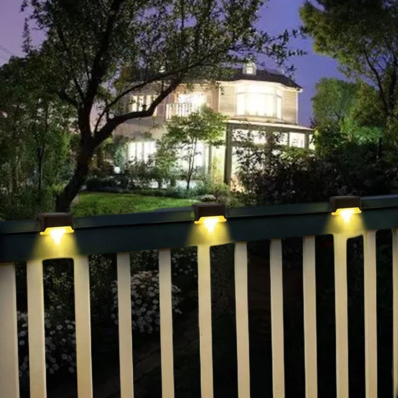 Outdoor IP65 Waterproof Solar step lamp decorative lighting LED solar garden lights  for Steps and fences