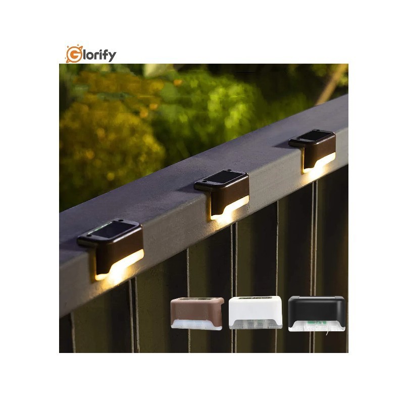 Outdoor IP65 Waterproof Solar step lamp decorative lighting LED solar garden lights  for Steps and fences