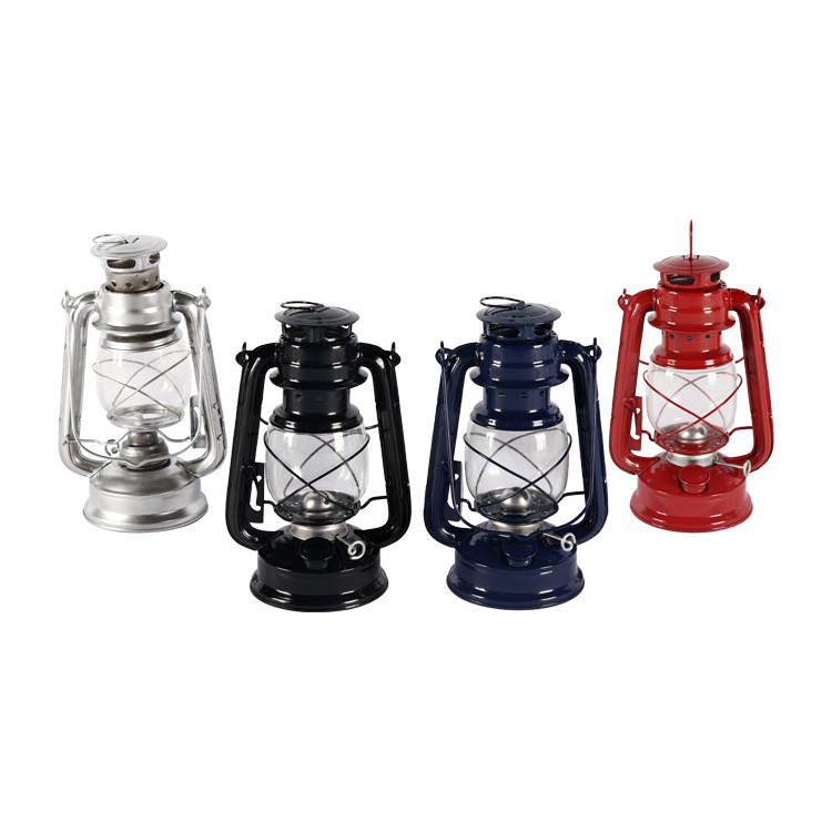 Manufacturer Price Retro Old-Fashioned Nostalgic Kerosene Lamps Iron Portable Tent Camping Light