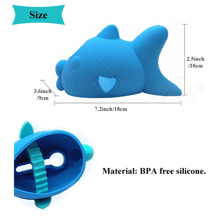 Factory Fish Animal Cute Design Kids Baby Bath Faucet Protect Cover