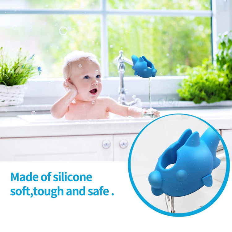 Factory Fish Animal Cute Design Kids Baby Bath Faucet Protect Cover