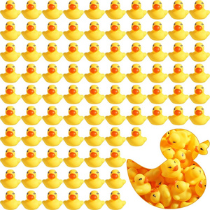 Yellow Rubber Duck Bath Toys Bath Ducks Squeak Bathtub Toys for Birthday Pool Party Decoration Game Supplies Boys and Girls