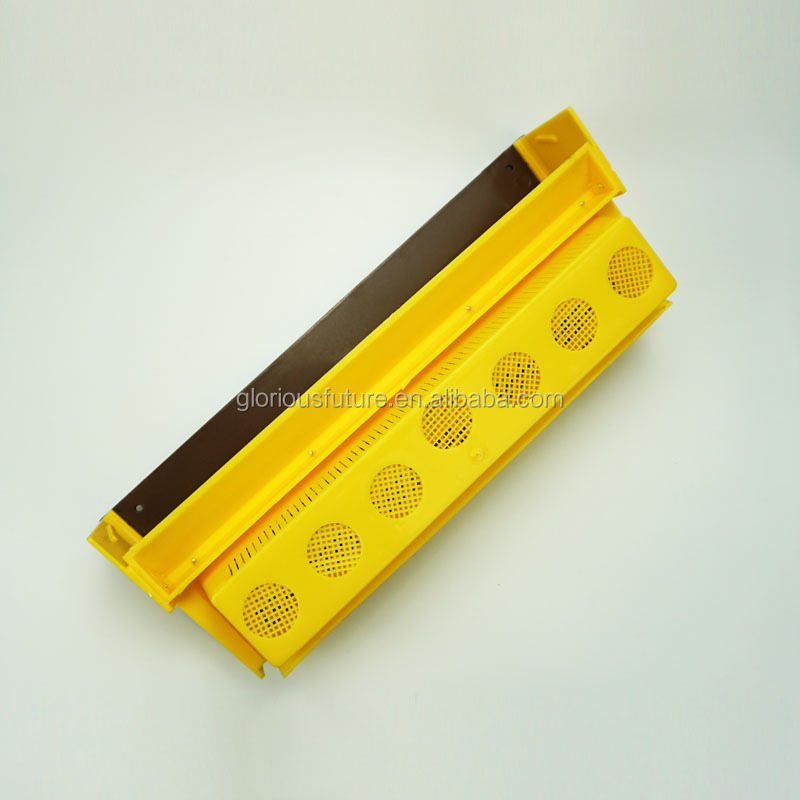 Beekeeping tool Plastic pollen collector multi functional big yellow Bee pollen trap