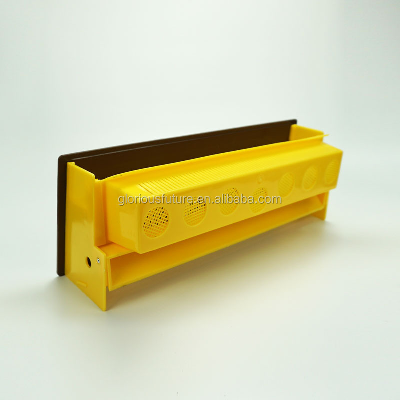 Beekeeping tool Plastic pollen collector multi functional big yellow Bee pollen trap