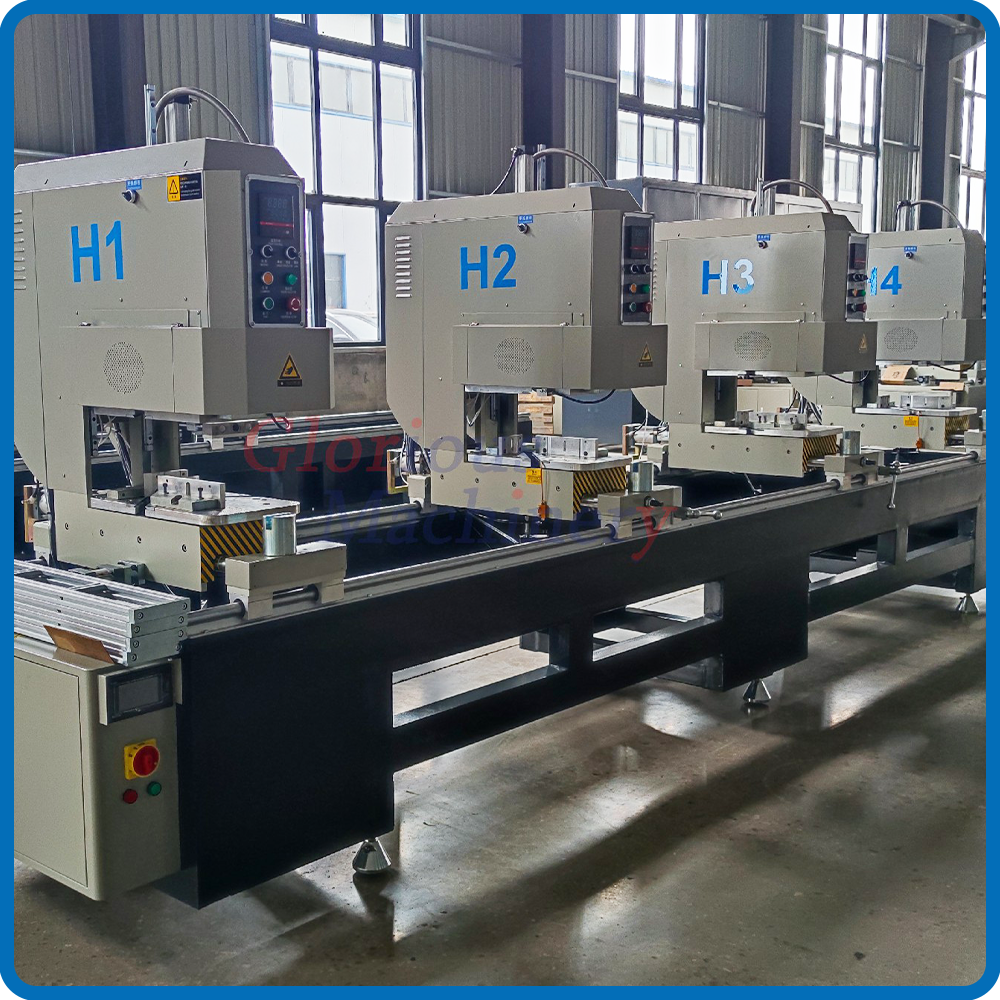 Two Head Seamless Pvc Window Door Profile Double Side Machinery Welding Machine Upvc Vinyl Plastic Machines