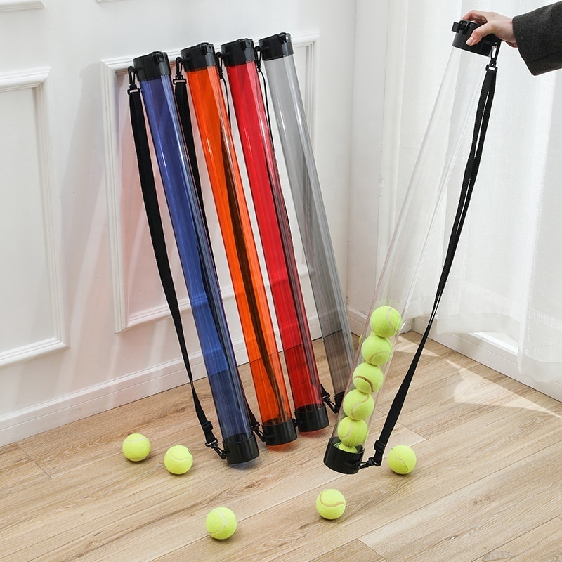 Tennis Ball Pick up Tube with Shoulder Strap Light weight Ball Collector TennisBall Holder  Ball Picker