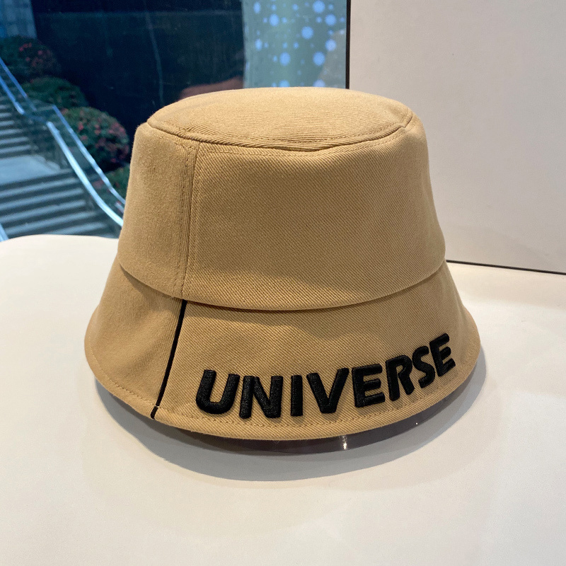 Spring and summer letter fisherman hat men and women brand leisure sunshade bucket hat